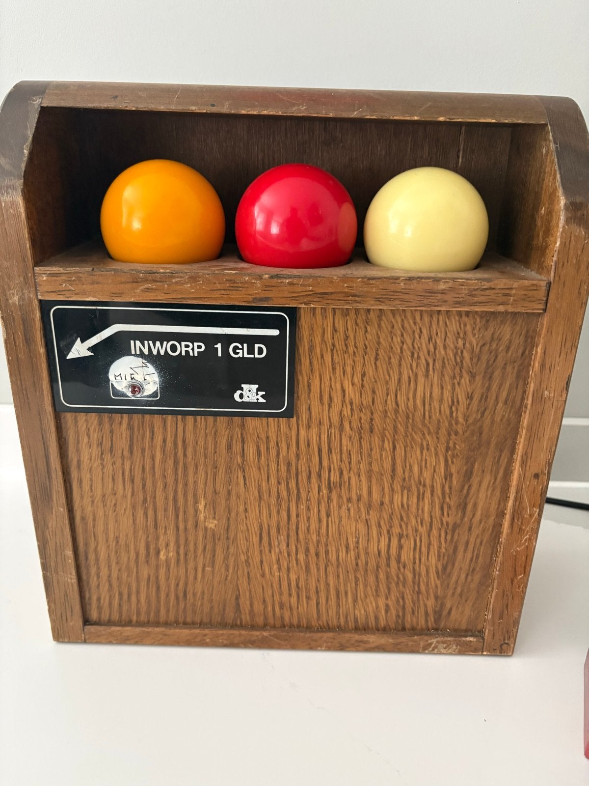 Vintage Biljart klok met Ballen - D&K BT-55, Sport en Fitness, Biljarten en Poolen, Verzenden, Gebruikt, Overige typen
