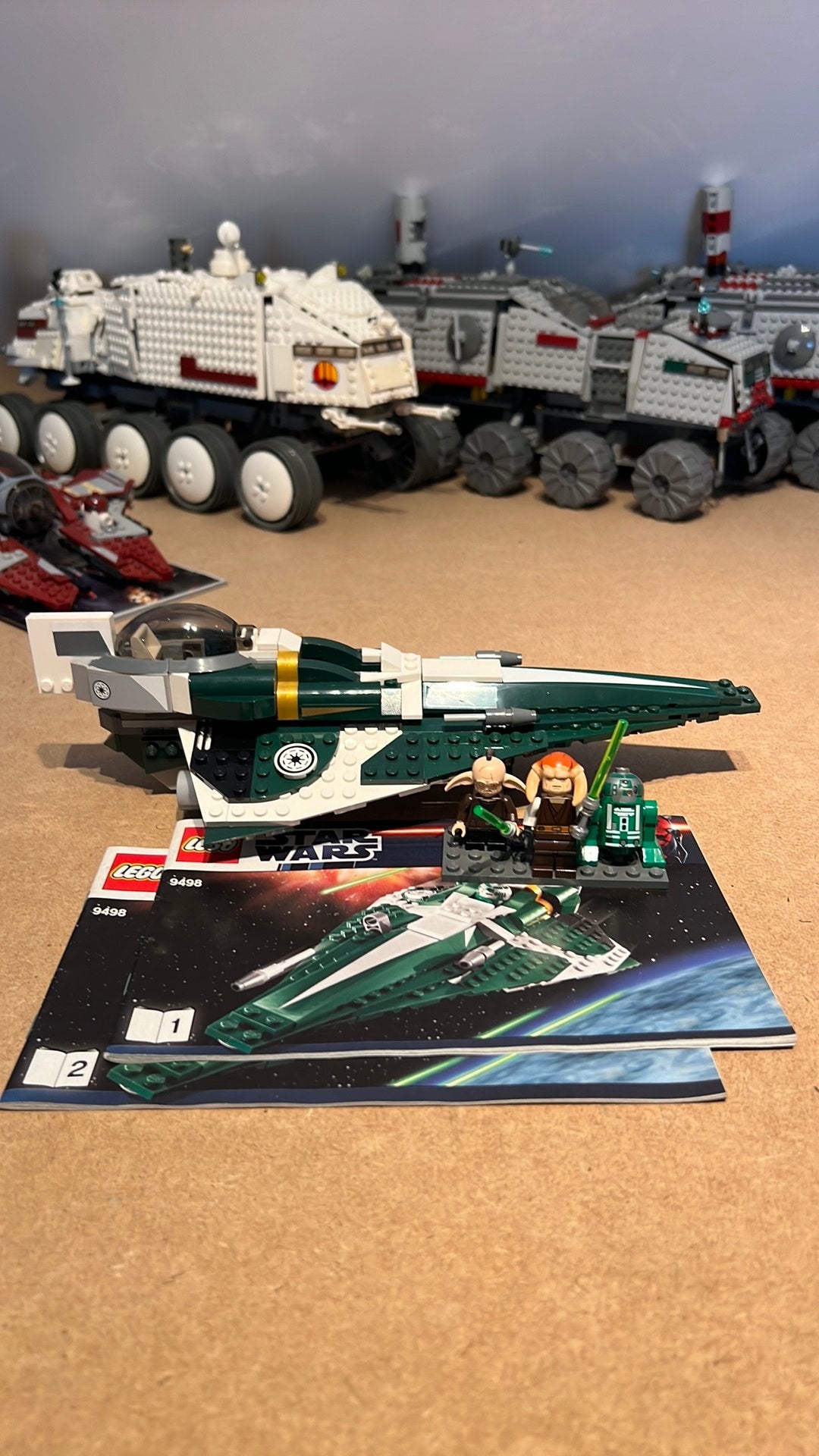 Lego 9498 Saesee Tiin’s Jedi Starfighter in topstaat!!, Ophalen of Verzenden, Zo goed als nieuw