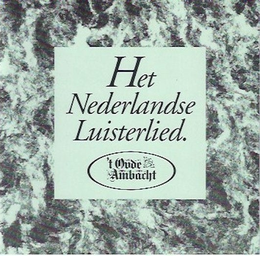 Het Nederlandse Luisterlied  (CD) Nieuw, Ophalen of Verzenden, Nieuw in verpakking, Nederlandstalig