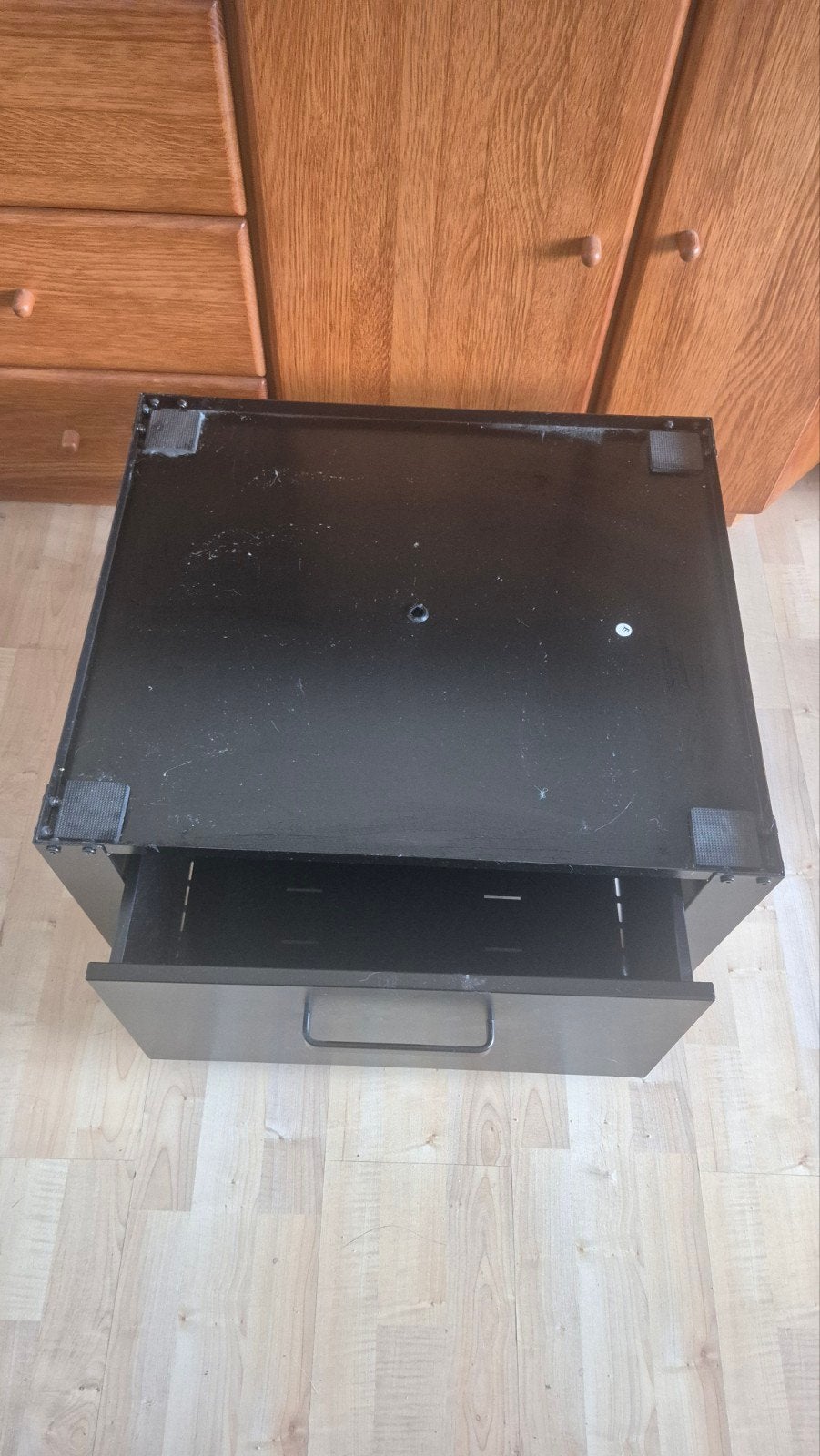 Zwarte wasmachine verhoger met lade, Ophalen, 1 of 2 laden, Nieuw, 50 tot 100 cm