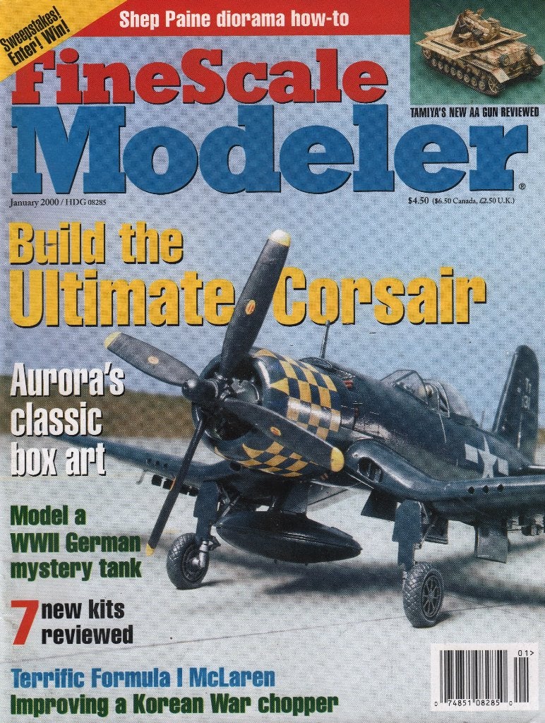 FineScale Modeler magazine Vol 18 No 1, Overige merken, Auto, 1:32 tot 1:50, Nieuw