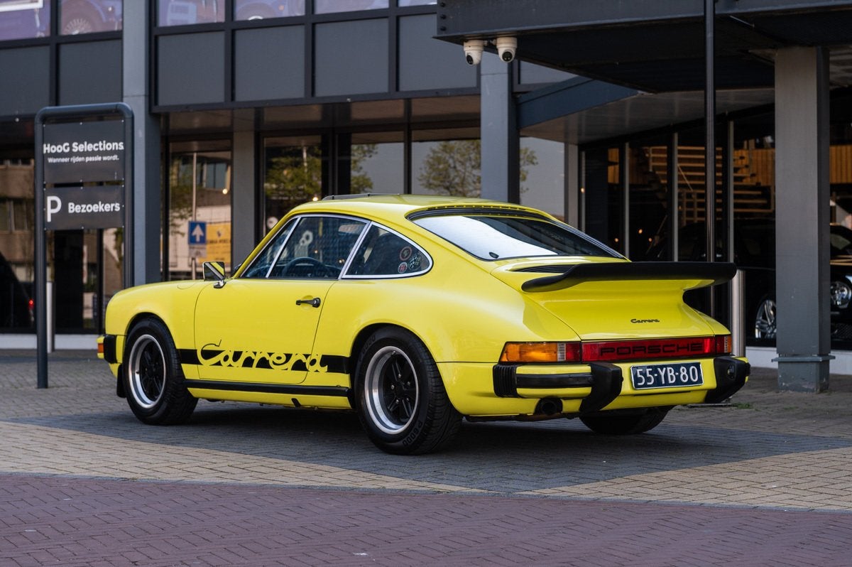 Porsche 911 2.7 Carrera (bj 1975), Auto's, Lederen bekleding, Zwart, 2687 cc, 4 stoelen