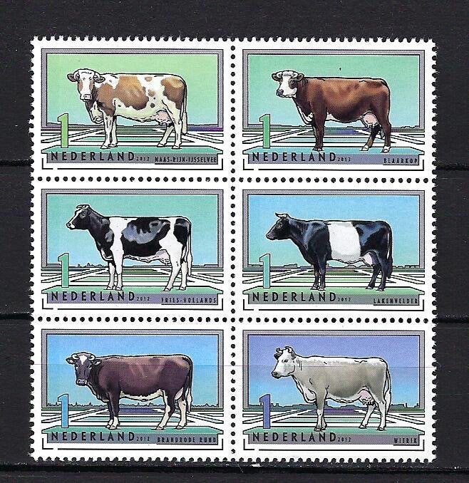 NVPH 2973/2978 (Rundveerassen) Postfris, Ophalen of Verzenden, Na 1940, Postfris