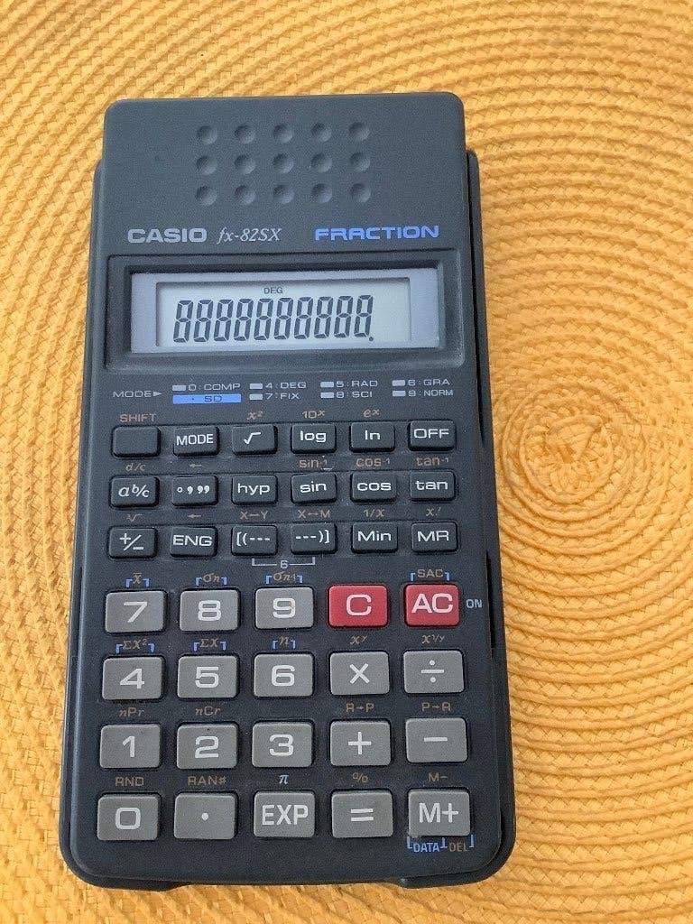 CASIO fx-82SX FRACTION wetenschappelijke rekenmachine, Ophalen of Verzenden, Gebruikt