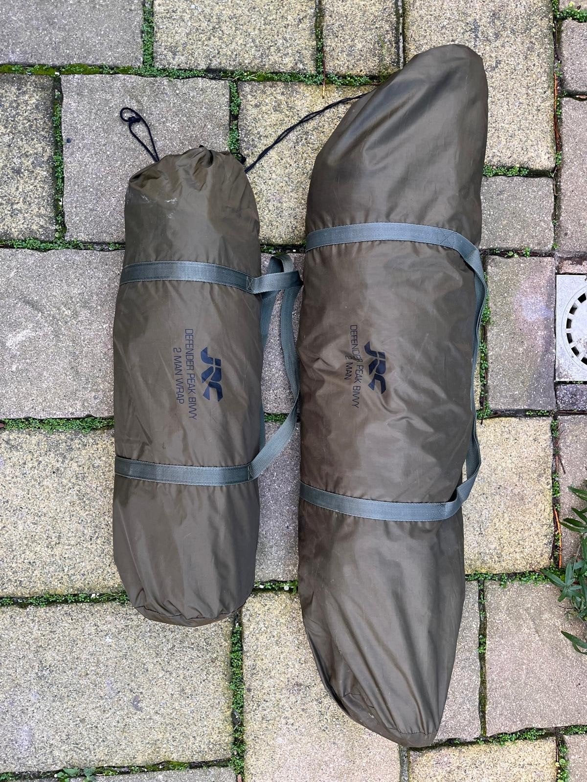 JRC defender peak 2man bivvy + Overwrap, Ophalen, Gebruikt, Overige typen