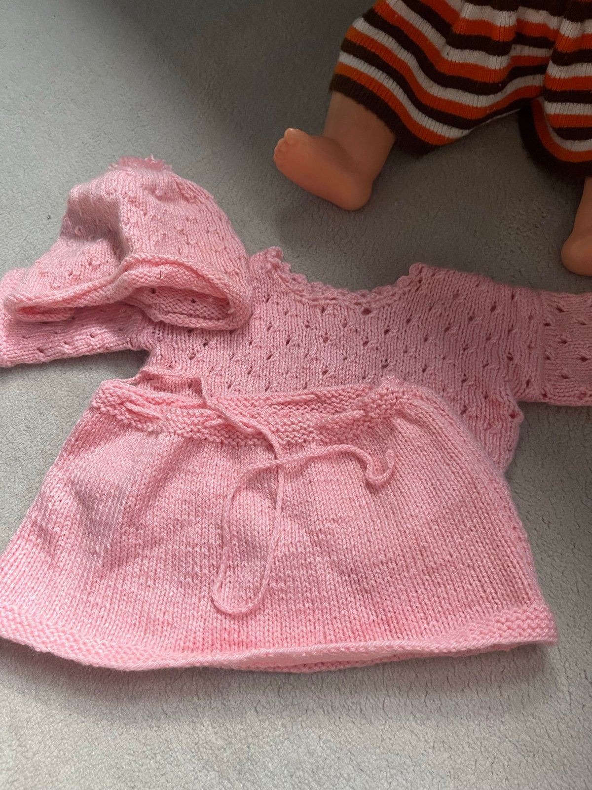 Vintage Lissi Bätz pop 68 cm – jaren 70 – LB 70/20, Ophalen of Verzenden, Gebruikt, Babypop