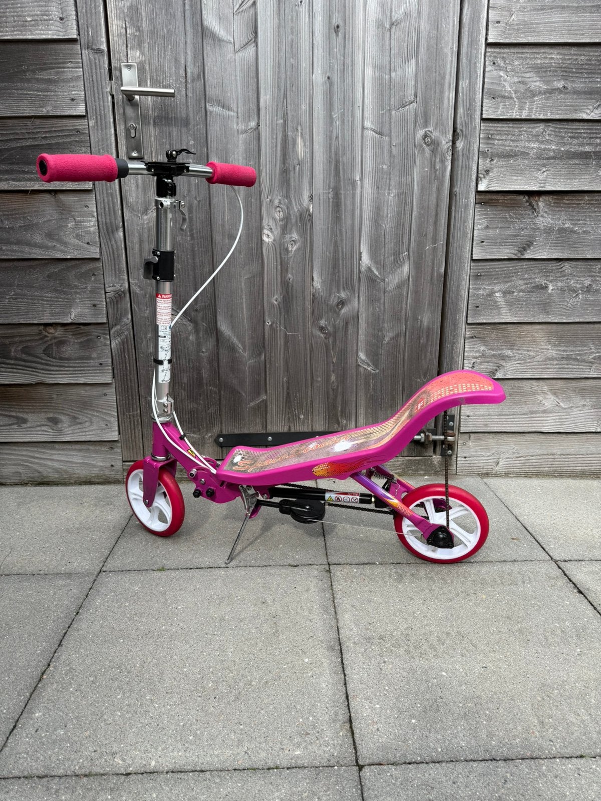 Spacescooter rode x580 step kind kids meisje, Ophalen, Zo goed als nieuw, Gewone step
