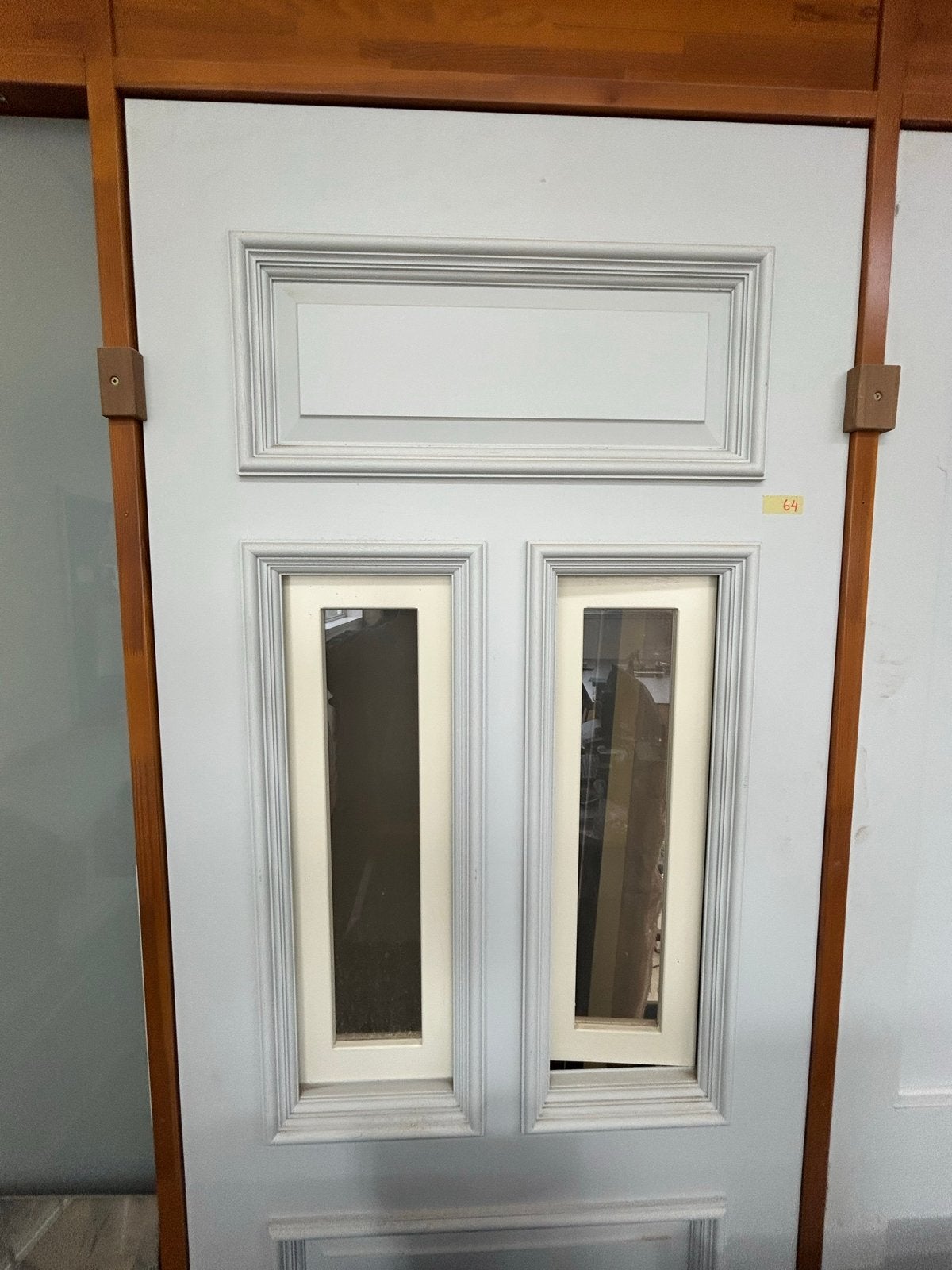 Merbau Northgo Hardhouten voordeur 93x231,5 cm met 2 Luiken, Doe-het-zelf en Verbouw, Ophalen, 80 tot 100 cm, 215 cm of meer, Hout