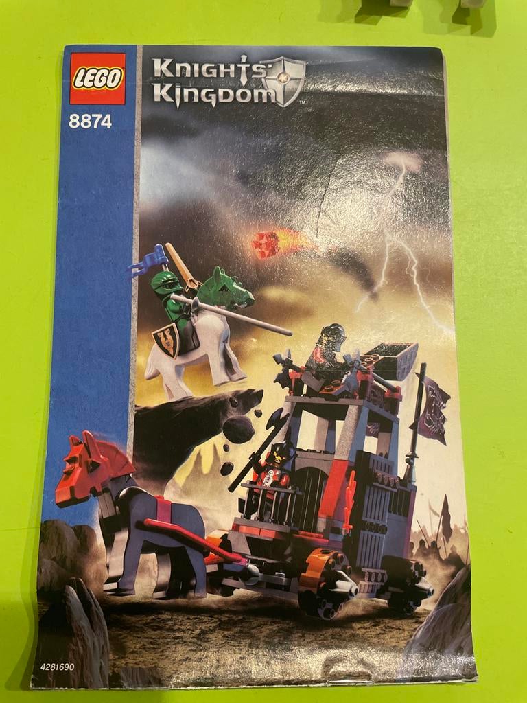 Lego Knights Kingdom 8874 en 8875, Ophalen, Zo goed als nieuw, Complete set, Lego
