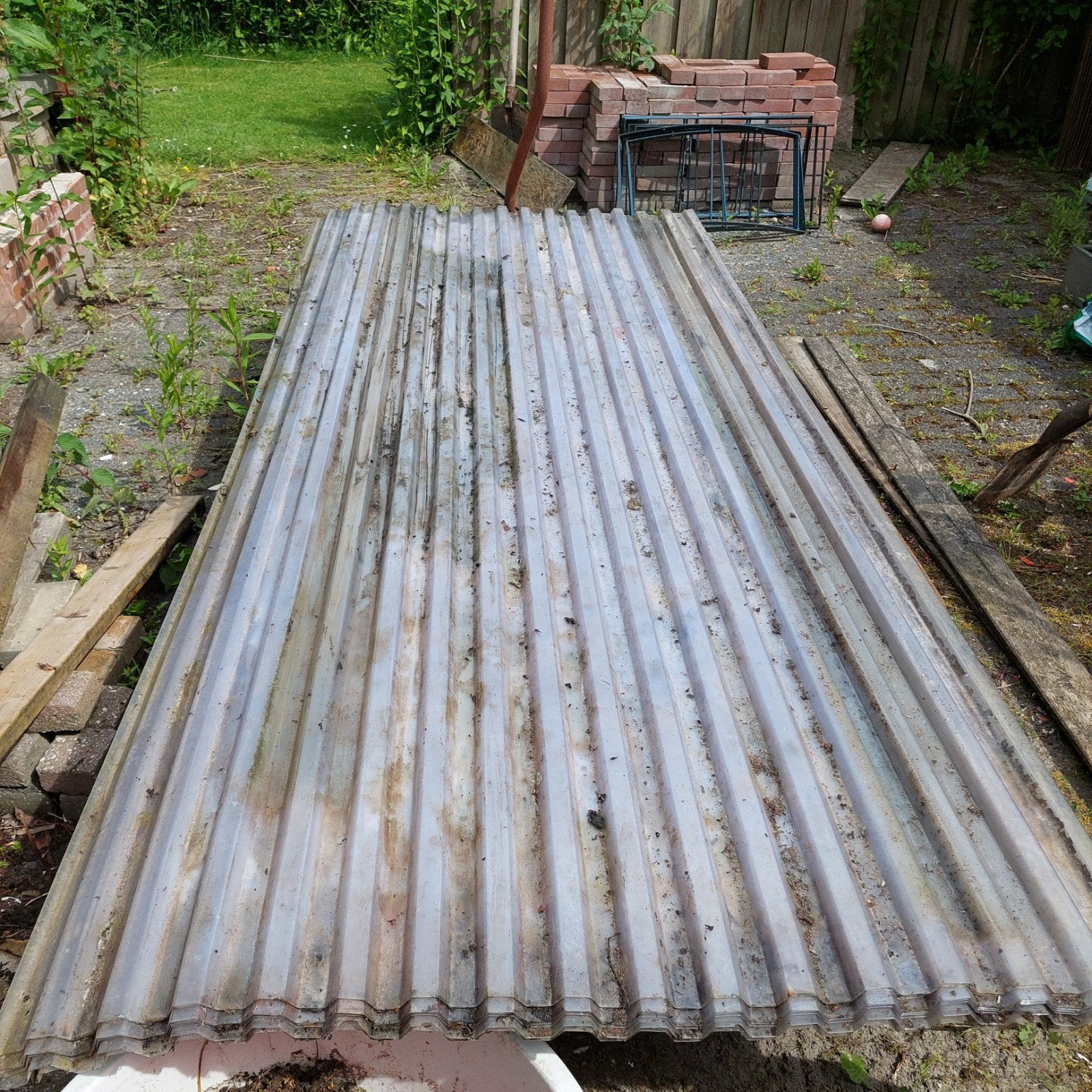 golfplaten transparant 260x114, 20 stuks, Ophalen, Gebruikt, Veranda