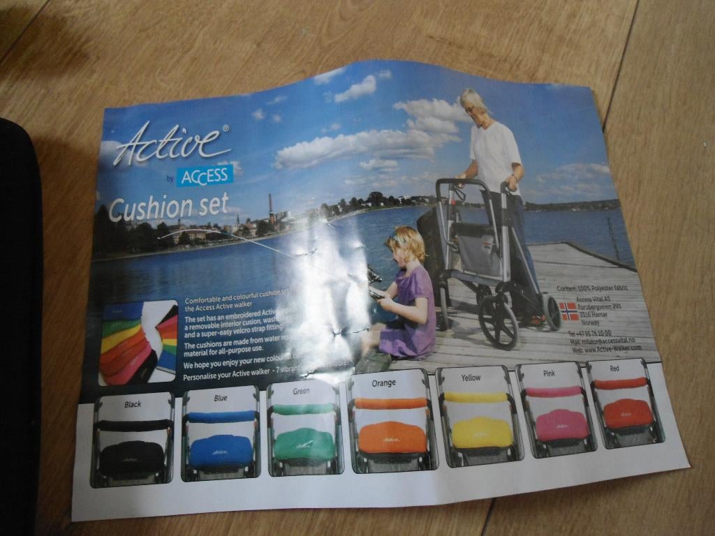 Active kussen voor rollator ANWB nieuw in verpakking, Diversen, Rollators, Nieuw, Lichtgewicht, Ophalen of Verzenden