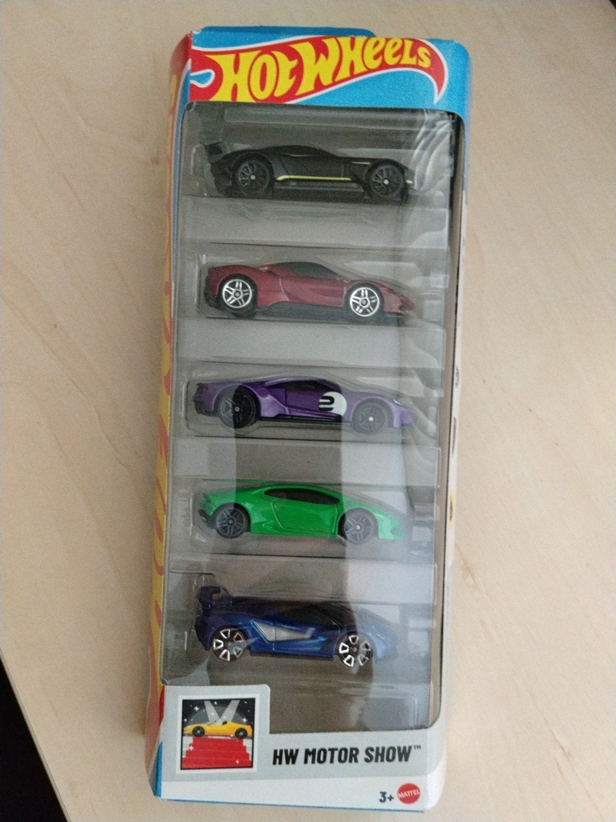 Hotwheels 5-pack motor Show ferrari hot wheels, Ophalen of Verzenden, Nieuw, Auto