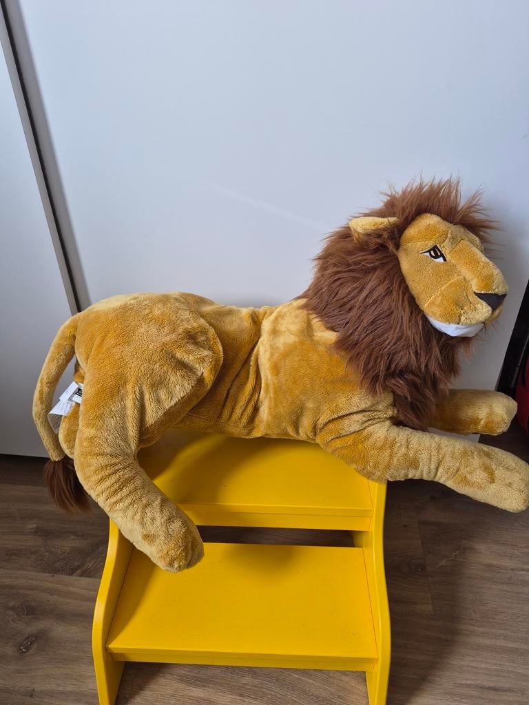 IKEA DJUNGELSKOG leeuw knuffel, Ophalen of Verzenden, Overige typen