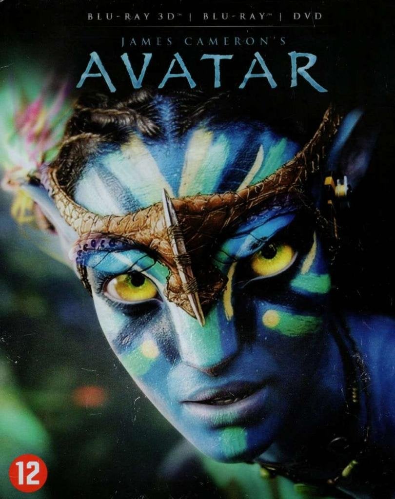 Avatar 3D + bluray + dvd - 2 disc - met slipcover - NL -lees, Verzenden, Actie, Zo goed als nieuw, Disney Movies