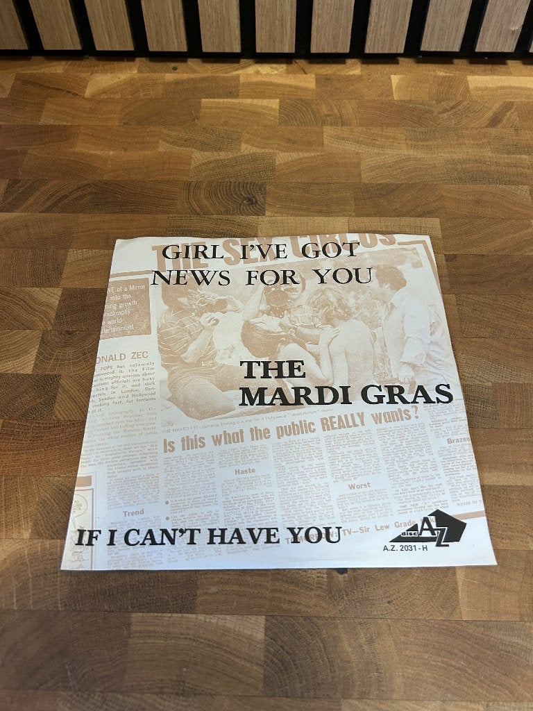 The Mardi Gras Girls i've got news for you single, Ophalen of Verzenden, Gebruikt, Pop