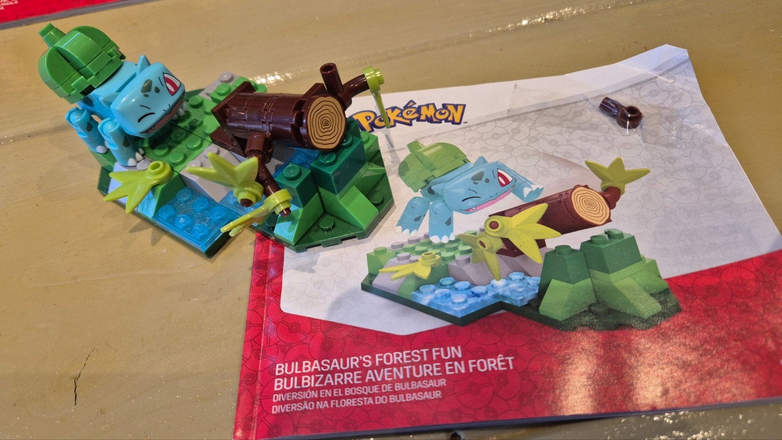 mega construx pokemon bulbasaur tuin, Ophalen, Zo goed als nieuw, Overige merken