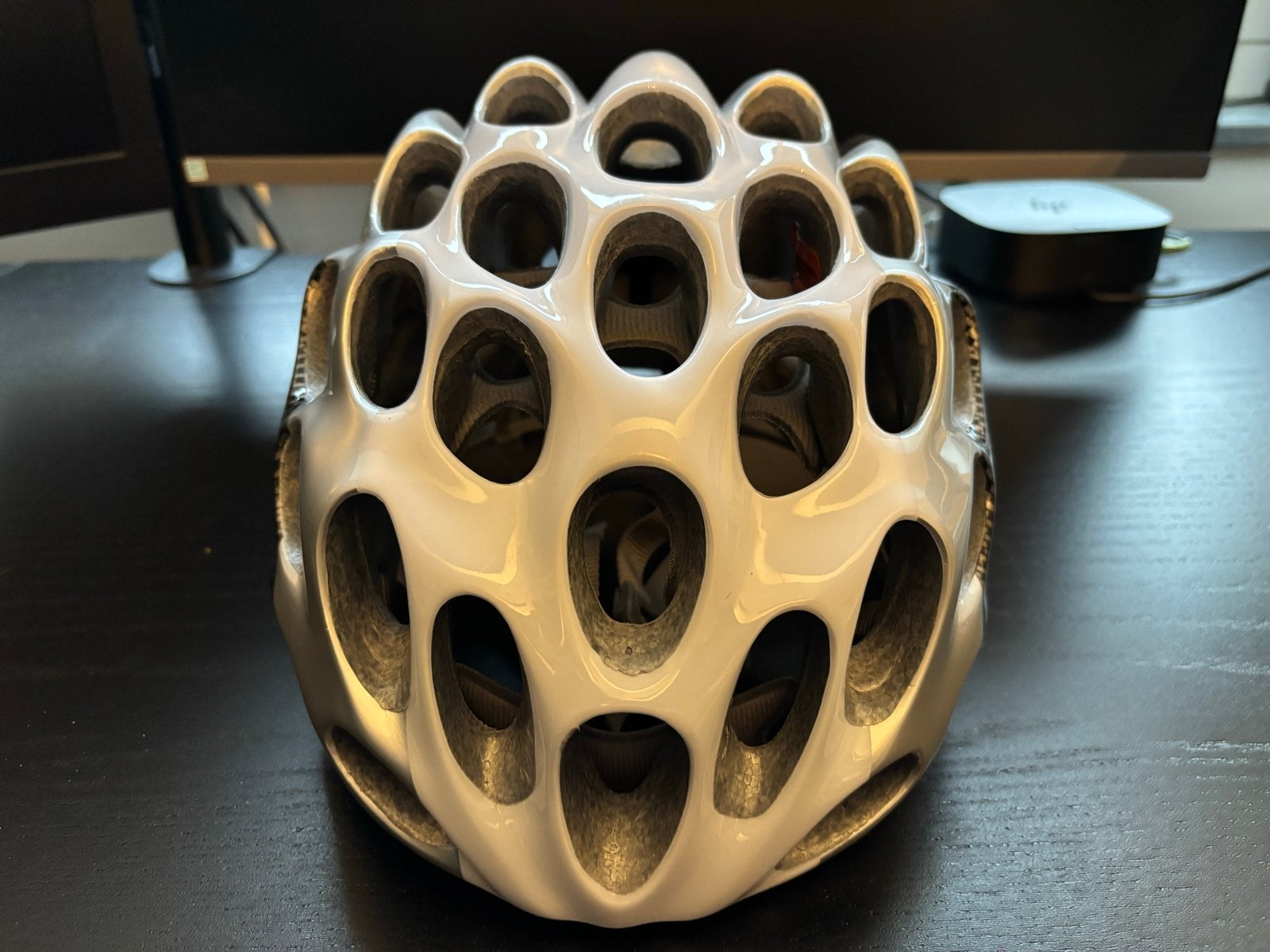 Catlike Whisper Plus Fietshelm - Wit/Zwart Carbon, Ophalen, Gebruikt, Overige maten, Heer of Dame