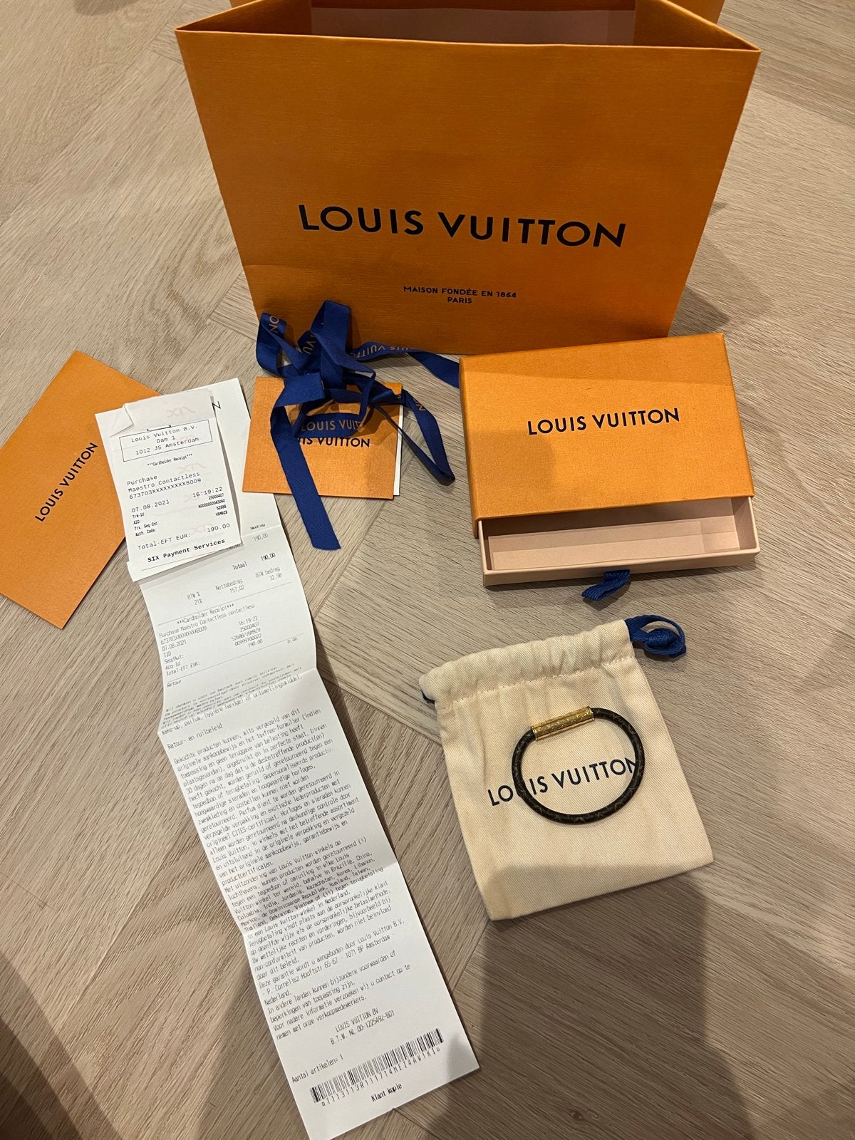 Louis Vuitton Confident Monogram Armband - Zo goed als nieuw, Sieraden, Tassen en Uiterlijk, Armbanden, Ophalen of Verzenden, Zo goed als nieuw