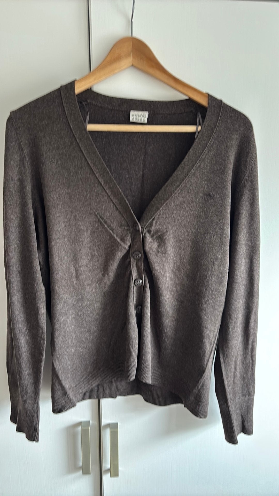 Esprit bruin vest lange mouw maat XXL, Ophalen of Verzenden, Zo goed als nieuw, Maat 46/48 (XL) of groter, Bruin