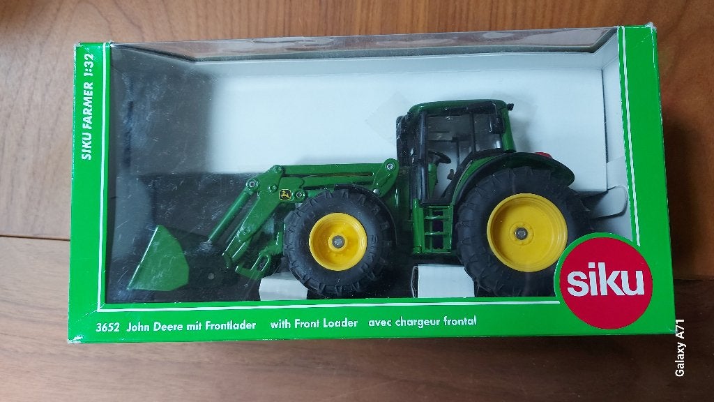 Siku 3652 John Deere met voorlader, Ophalen of Verzenden, Zo goed als nieuw, Tractor of Landbouw, SIKU