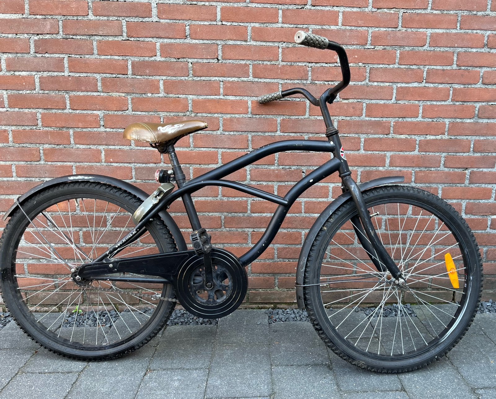 Kinderfiets 24 inch, Fietsen en Brommers, Fietsen | Cruisers en Lowriders, Ophalen, Terugtraprem, Gebruikt, Staal