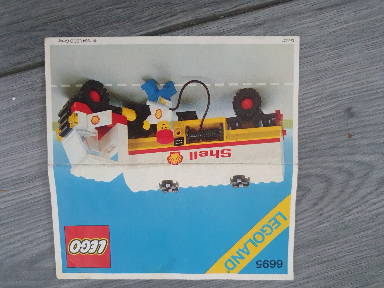 LEGO Legoland 6695 Tankwagen Shell met instructies, Ophalen, Gebruikt, Overige merken