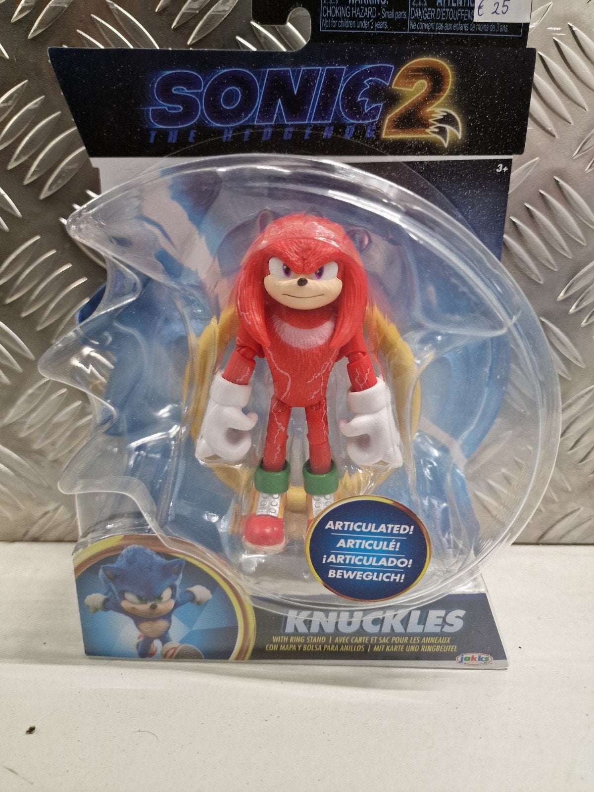 Sonic 2 Knuckles Actiefiguur - Nieuw in verpakking, Kinderen en Baby's, Speelgoed | Actiefiguren, Ophalen of Verzenden, Nieuw