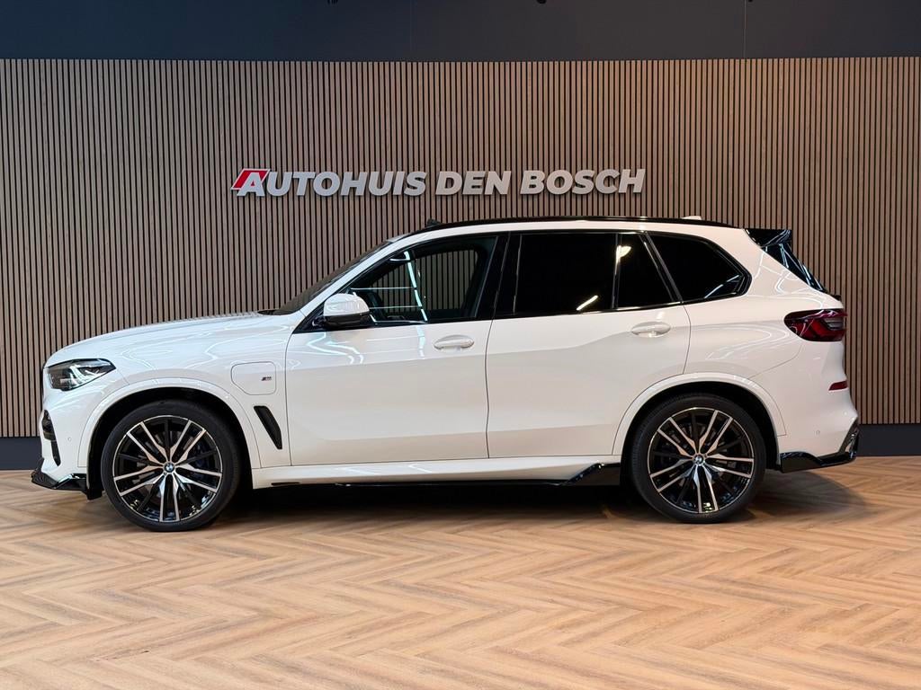BMW X5 XDrive45e High Executive 394PK - M SPort - Pano, Auto's, BMW, Adaptive Cruise Control, Gebruikt, 394 pk, Wit