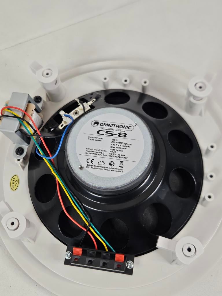 Omnitronic CS-8 Plafondluidspreker - Nieuw in doos, Overige merken, Overige typen, Nieuw, Ophalen of Verzenden