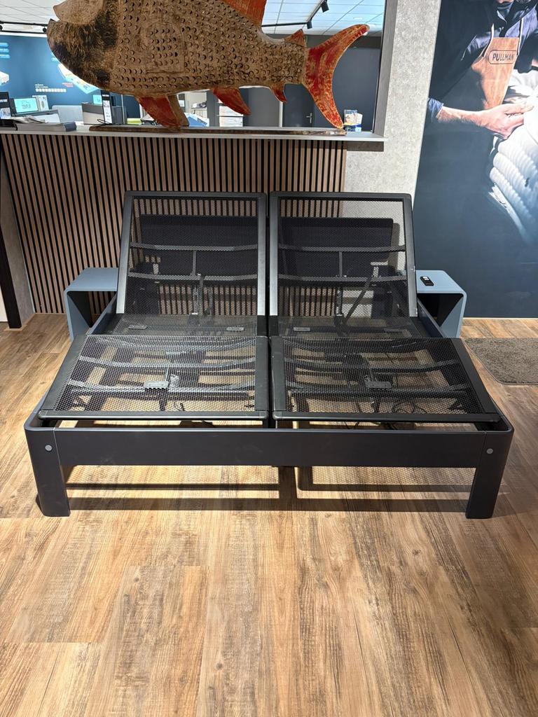 NIEUWE Auping Auronde 1500 180/210 Elektrisch! -40% korting!, Verstelbaar, 210 cm, Tweepersoons, Ophalen of Verzenden