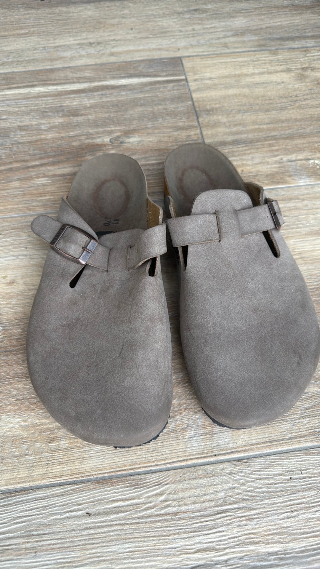 Birkenstock maat 41 (made in turkye), Ophalen of Verzenden, Zo goed als nieuw, Sandalen