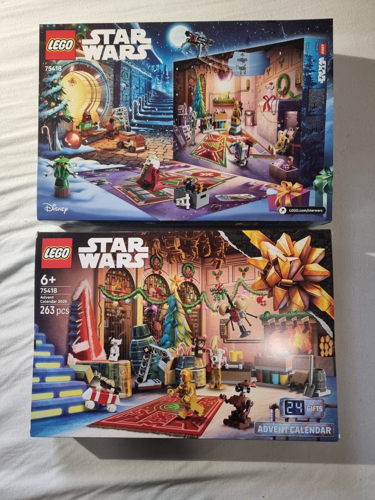 2x LEGO Star Wars Advent Calendar 75418 Nieuw & Sealed, Lego, Nieuw, Ophalen of Verzenden, Complete set