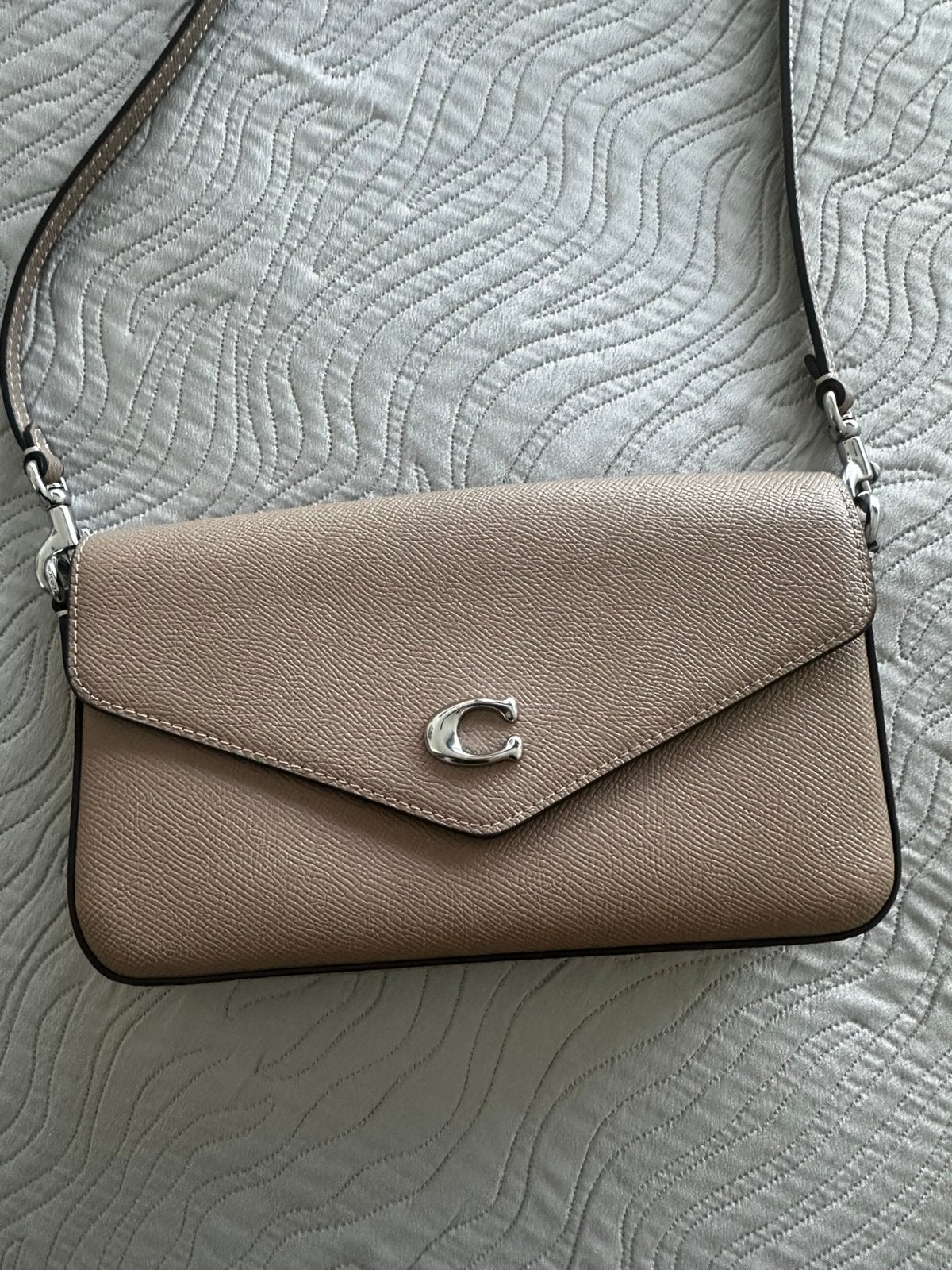 Coach tas origineel, Ophalen, Zo goed als nieuw, Beige, Schoudertasje