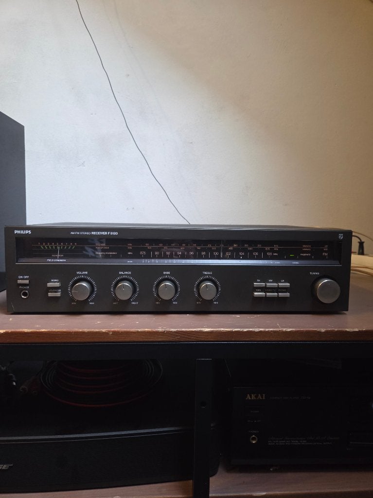 Phillips  F5120 Receiver, Overige merken, Ophalen of Verzenden, Zo goed als nieuw, Minder dan 60 watt