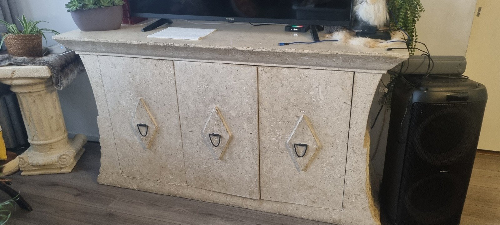 Complete Fosiel Meubels Set: Eethoek, Salontafel, TV-kast, Ophalen