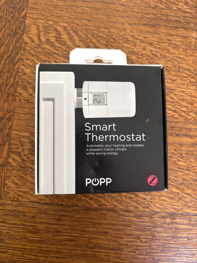 Popp Smart Thermostaat - Zigbee, Ophalen of Verzenden, Zo goed als nieuw