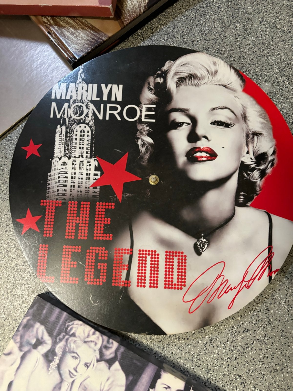 Marilyn Monroe - klok zonder wijzers, Antiek en Kunst, Ophalen of Verzenden