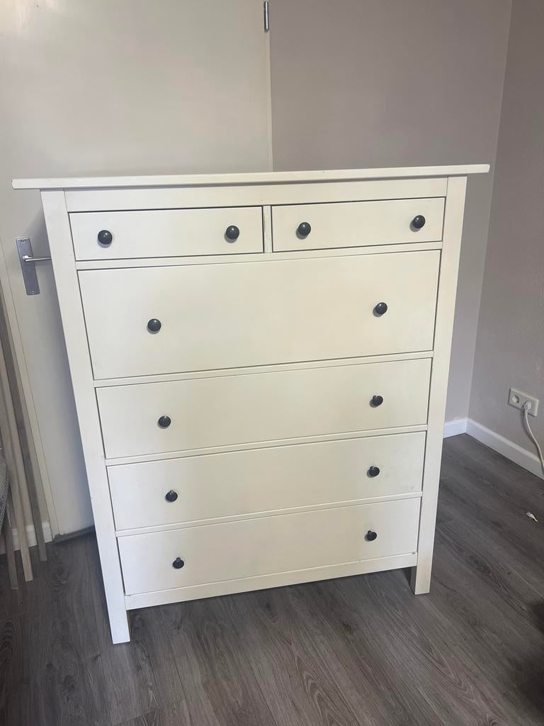 Ikea Hemnes ladekast met 6 laden - Ruime opbergruimte, Huis en Inrichting, Kasten | Ladekasten, 5 laden of meer, 100 tot 150 cm