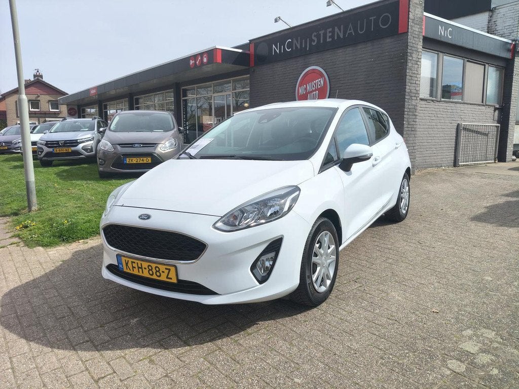 Ford Fiesta 1.1 Airco, Navi, 14.160 km! Car pass (bj 2019), Auto's, Ford, Voorwielaandrijving, Gebruikt, Wit, Origineel Nederlands