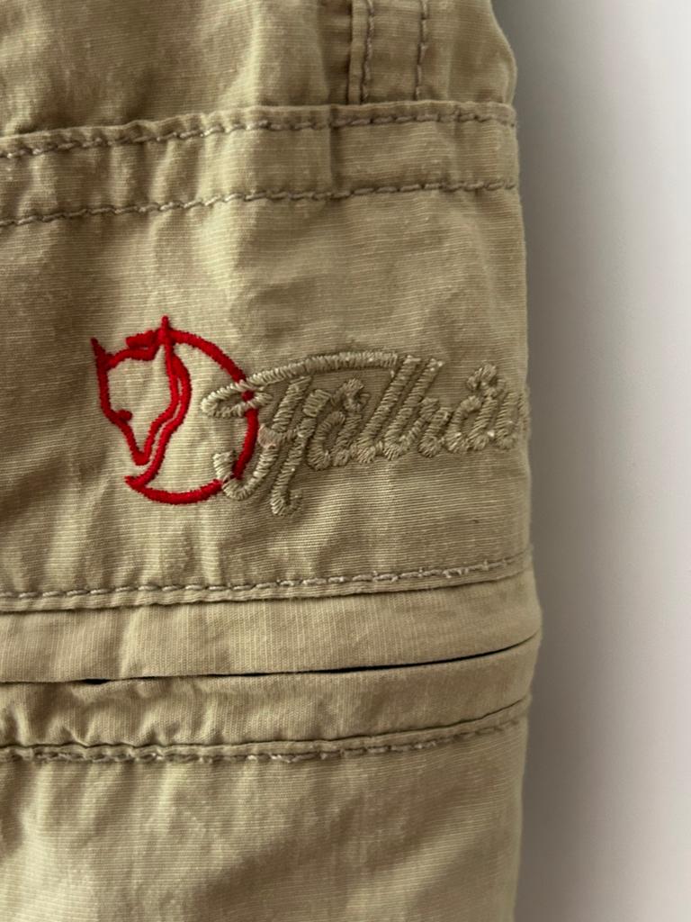 Fjallraven vintage afrits broek 56 creme katoen, Ophalen of Verzenden, Gebruikt, Kleding