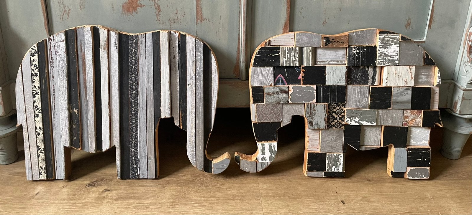 BlocART olifant wanddecoratie Kaapstad Zuid Afrika, Antiek en Kunst, Ophalen of Verzenden