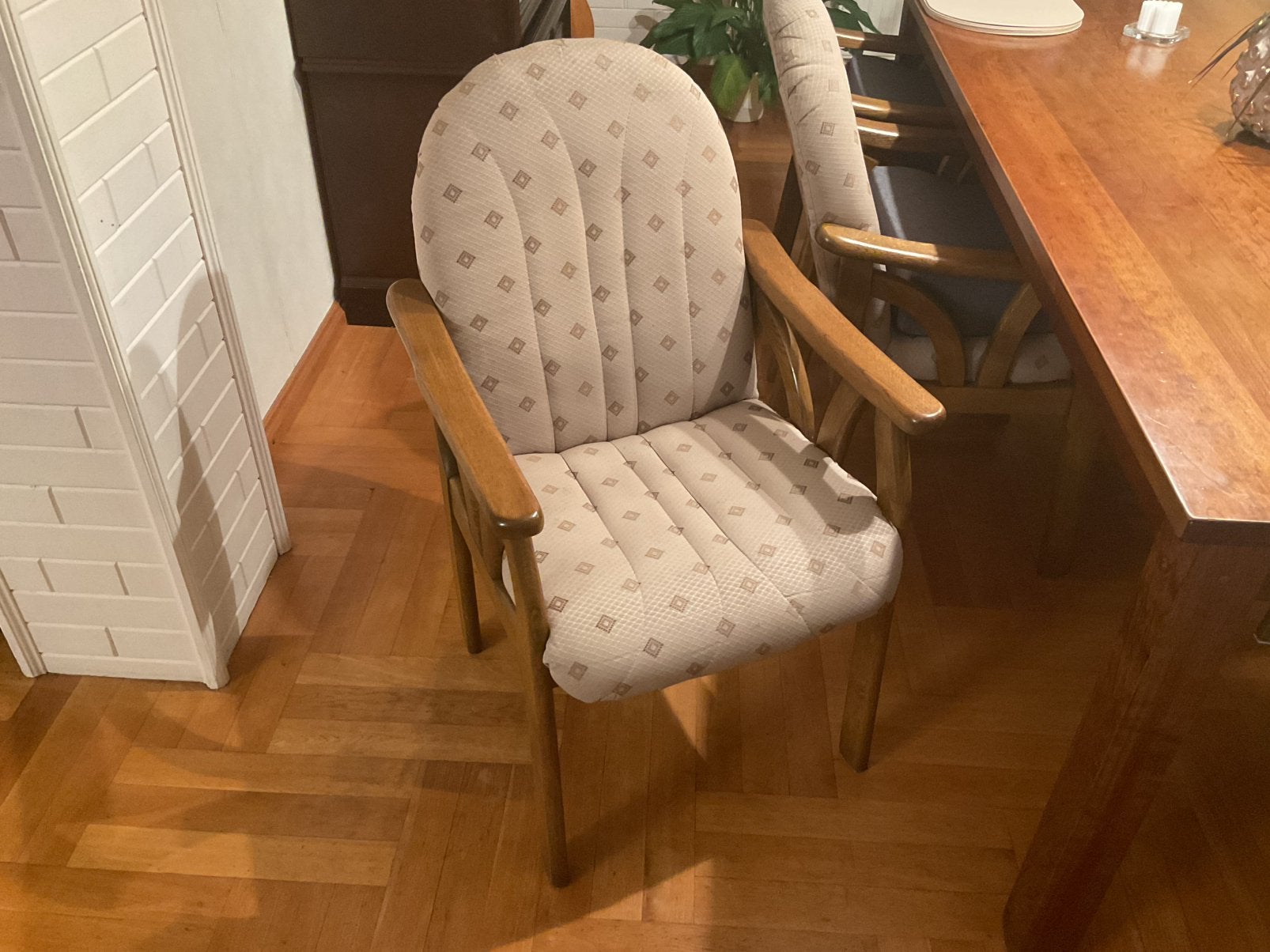 Eetkamerstoelen, Huis en Inrichting, Ophalen, Gebruikt, Bruin, Vijf, Zes of meer stoelen