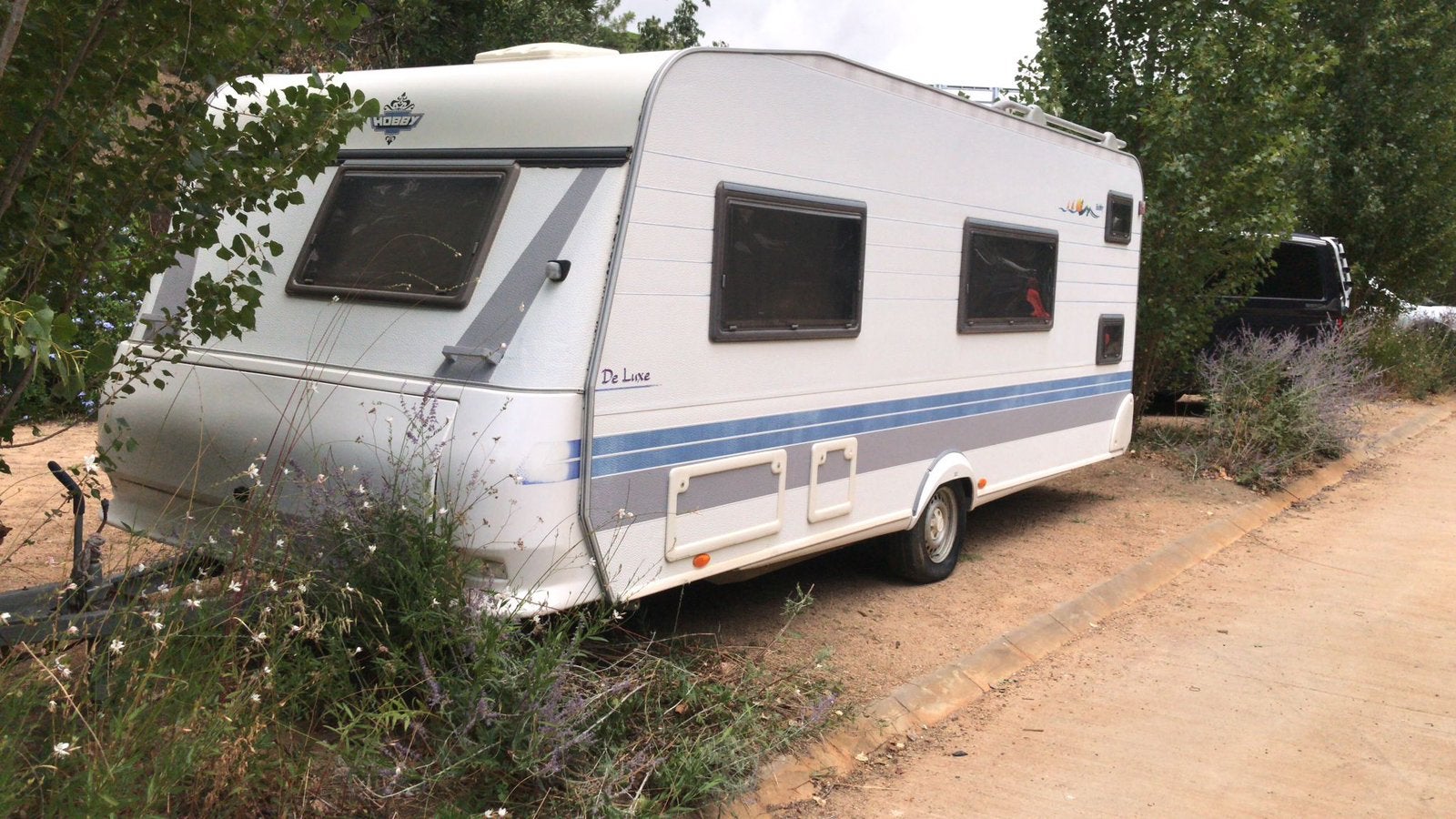 HOBBY 560 KMFE 2002 Met AIRCO! Stalling in Spanje !, Kachel, Rondzit, Hobby, Particulier
