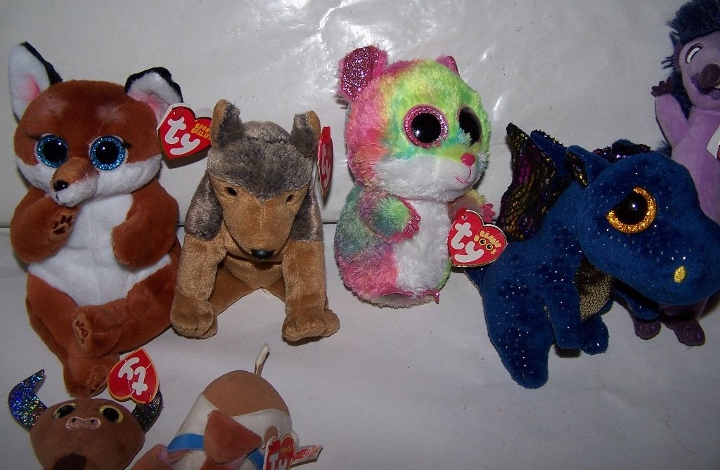 Verschillende Ty knuffels met label. Zie foto's., Kinderen en Baby's, Speelgoed | Knuffels en Pluche, Ophalen of Verzenden, Zo goed als nieuw