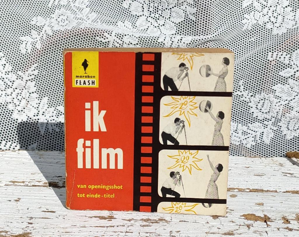 Ik Film v Openingsshot - Einde-titel 1963 / Vintage / Retro, Gelezen, Ophalen of Verzenden, Vakgebied of Filmindustrie, Maraboe Flash