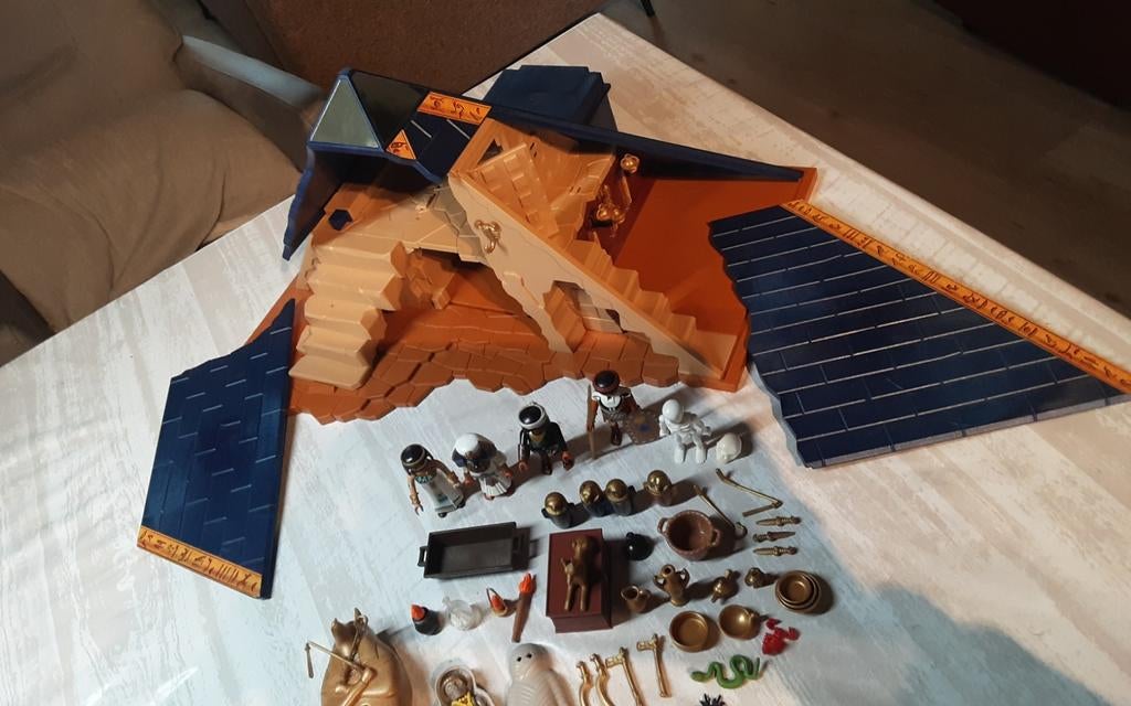 5386 blauwe pyramide, Ophalen of Verzenden, Zo goed als nieuw, Complete set