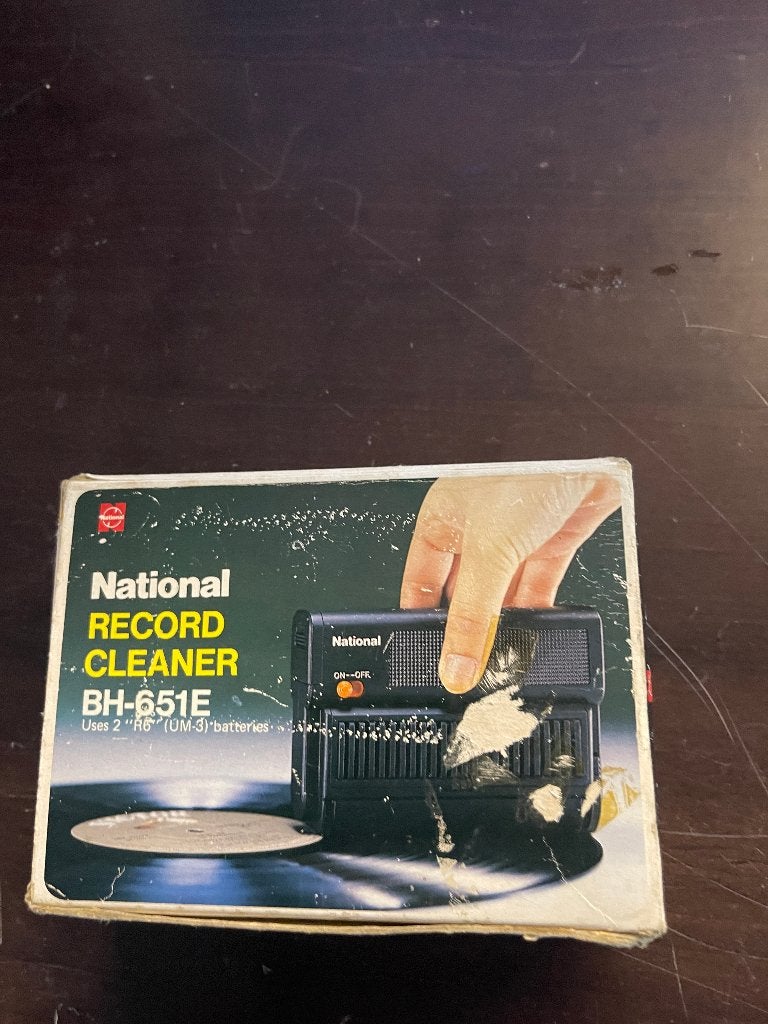 Te koop National Record Cleaner BH-651E, Ophalen of Verzenden, Zo goed als nieuw, Overige merken