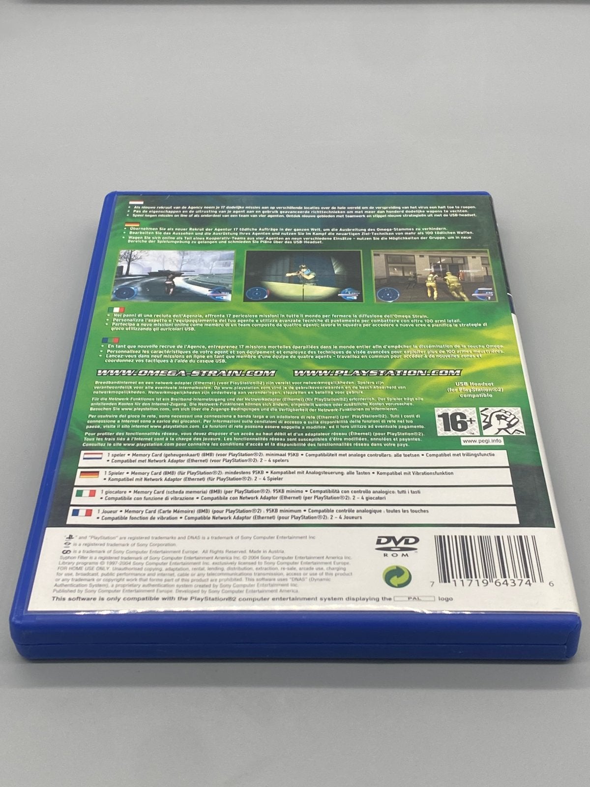 Syphon Filter: The Omega Strain – PlayStation 2 PS2 Compleet, Shooter, 1 speler, Ophalen of Verzenden, Www.sony.com