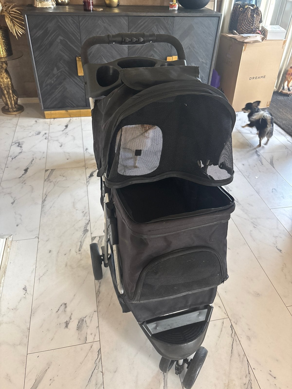 Honden buggy, Trixie, Ophalen of Verzenden, Zo goed als nieuw, Hondenbuggy