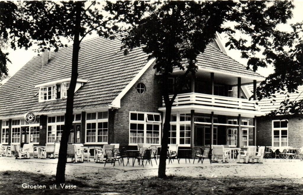 Groeten uit Vasse - HCR H. Masselink v.h. Tante Sien - ongel, Ophalen of Verzenden, 1960 tot 1980, Ongelopen, Overijssel
